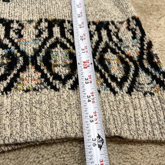 Mintee 16 Long Knit Zip Up Hooded Cardigan Women's S Aztec Southwestern Boho - Picture 9 of 13